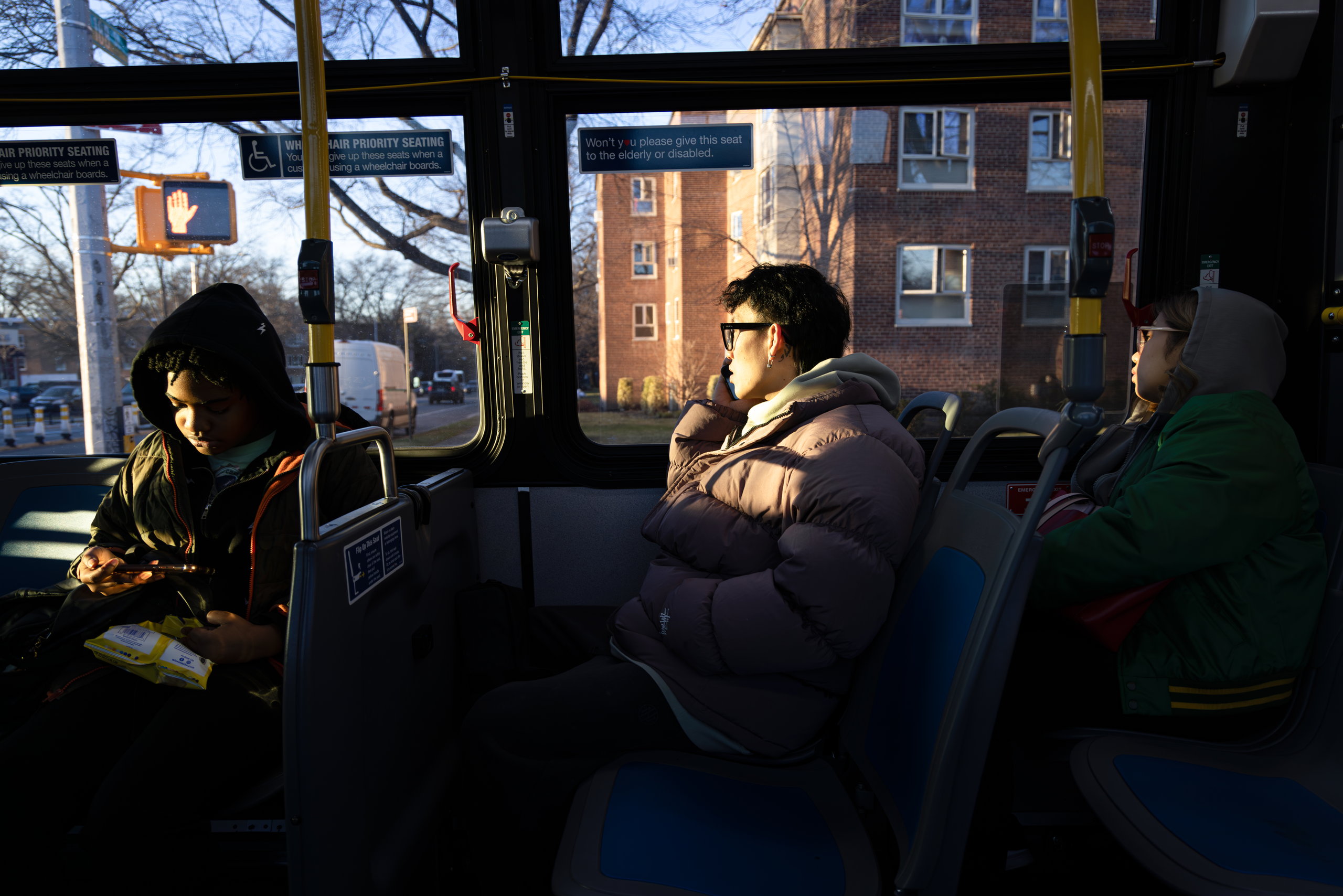 Passengers seated inside a bus — Win or Lose